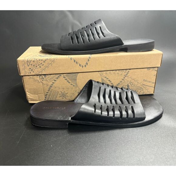 Free People Shoes - Free People NIB Slice of Sun Sandal in Black‎ Size 9